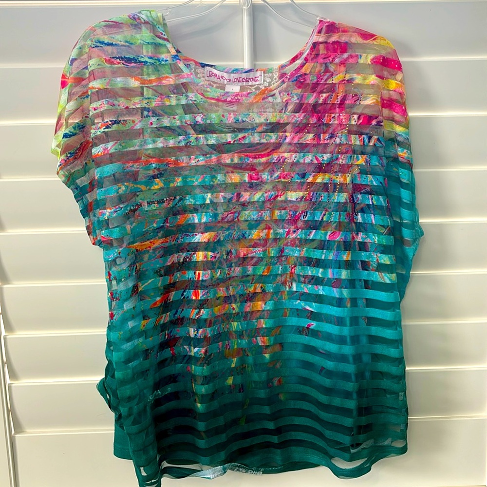 Leona Lovegrove double layer shirt sz L
